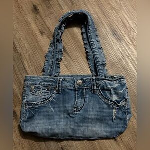 Handmade Hydraulic Denim Jean Women’s Tote Bag
